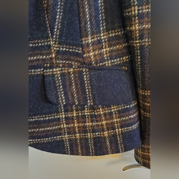 Boden wool navy tweed blazer - petite size 6 - Picture 2 of 7